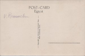 Egypt Cairo Interior of the Mosque Mohamed Ali Vintage RPPC C086