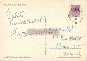 Modern Postcard Cinque Terre Italia