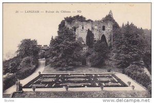 Ruines Du Chateau, Langeais (Indre et Loire), France, 1900-1910s