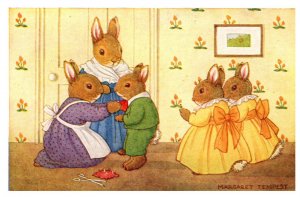 Rabbits, His First Suit , by Margaret Tempest