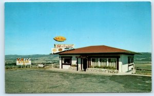 CHARLEVOIX, Quebec Canada ~ Roadside  BELLEVUE RESTAURANT 1950s-60s  Postcard