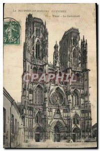 Old Postcard Meurthe et Moselle Toul Illustree the Cathedral