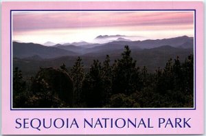 Postcard - From The Generals Highway, Sequoia National Park - California