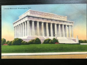 Vintage Postcard 1930-1945 Lincoln Memorial Washington, D.C.