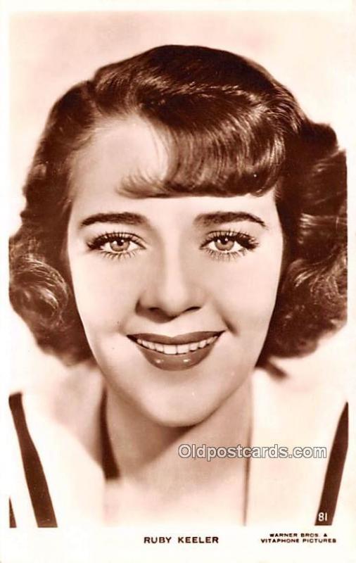 Ruby Keeler Movie Star Actor Actress Film Star Unused 