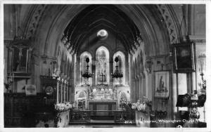 uk13602 interior whippingham church isle of wight real photo  uk