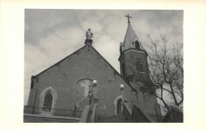 G92/ Cincinnati Ohio RPPC Postcard? c30s Immaculate Conception Mt Adams 2