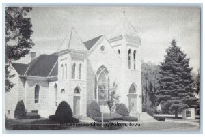 c1905's Presbyterian Church Building Tower Entrance Wilton Iowa Antique Postcard