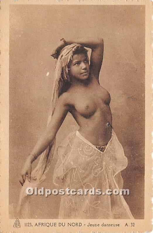 Afrique Du Nord Jeune Danseuse Arab Nude Unused 