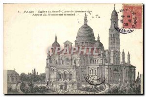 Postcard Old Paris Church of the Sacred Heart of Montmartre Monument Appearan...
