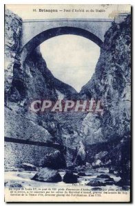 Old Postcard Briancon Bridge of Asfeld or Devil