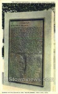 Compact Memorial Tablet - Plymouth, Massachusetts MA  