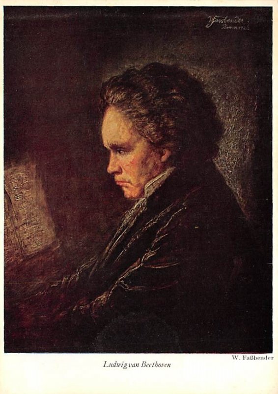 Ludwig van Beethoven Music Related Unused 