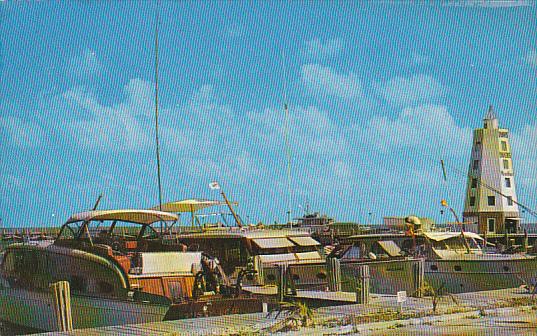 Florida Marathon Fishing Boats At Davis Docks In The Florida Keys