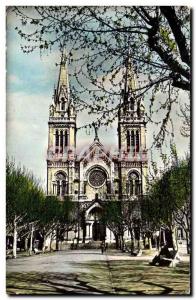 Saint Chamond - Notre Dame Church - Freedom Square - Old Postcard