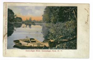 Sacandaga Park to Bleecker, New York 1906 Undivided Back, Sacandaga River