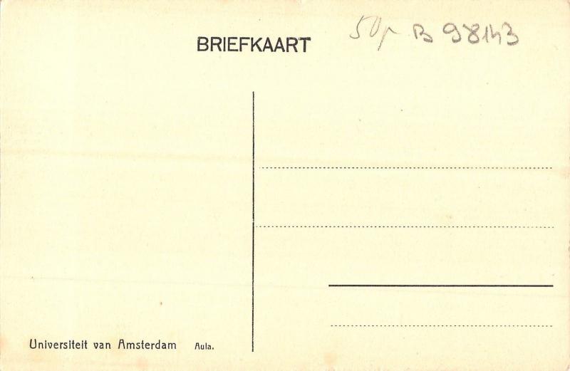 B98143 universitet van amsterdam aula  netherlands