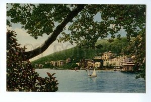 497094 Croatia Opatija Abbazia yacht embankment Vintage postcard