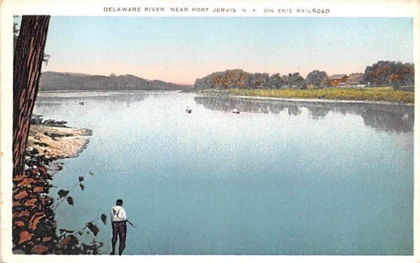 Delaware River in Port Jervis, New York