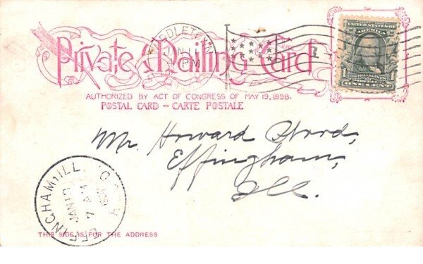 High School Middletown, New York Postcard