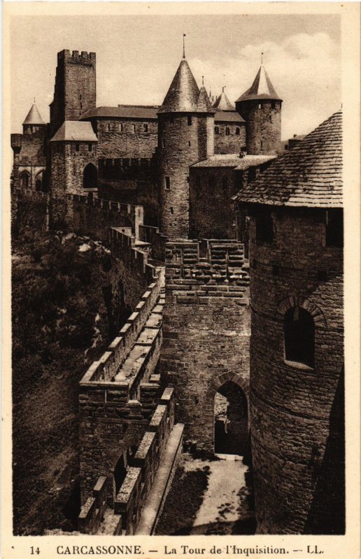 CPA Carcassonne La Tour de l'Inquisition FRANCE (1012643)