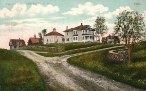 Vintage Postcard 1914 Summit Road Newport New Hampshire NH A. C. Bosselman