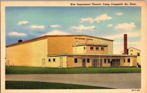 War Department Theatre, Camp Campbell KY TN Vintage Postcard H77