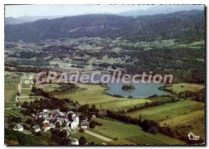 Postcard Old Ste Helene aerial view of Lake and Lake General