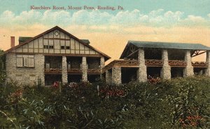 Reading PA-Pennsylvania, Kuechlers Roost Mount Penn Landmark Postcard