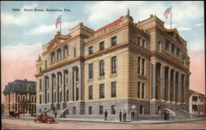 Galveston TX c1910 Postcard EXC COND Court House