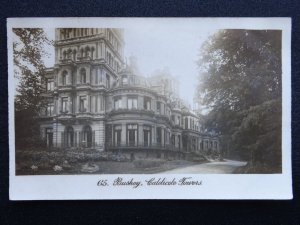 Hertfordshire BUSHEY HEATH Caldecote Towers 'School For Girls' c1919 RP Postcard