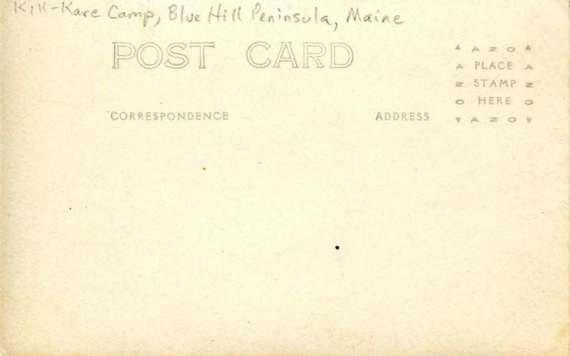 ME - Blue Hill Peninsula. Kill-Kare Camp - RPPC