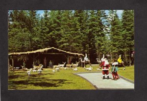 NH Santa's Village Amusement Park Jefferson New Hampshire Santa Claus Nativity