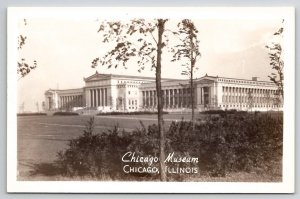 Chicago Museum Illinois IL RPPC Real Photo Postcard V27