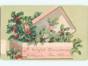 Divided-Back CHRISTMAS SCENE Great Postcard W9135