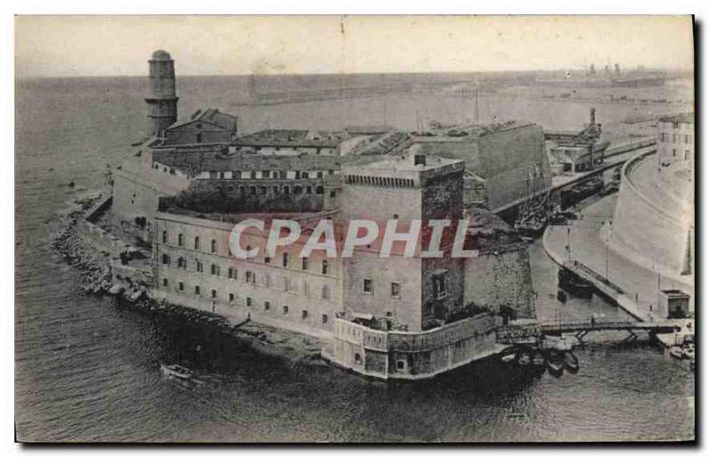 Postcard Old Marseille Fort St John