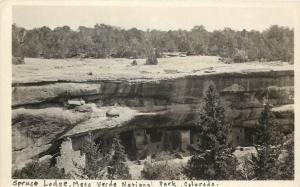 c1920 RPPC; Spruce Lodge, Mesa Verde National Park CO, Out West Photo Shop