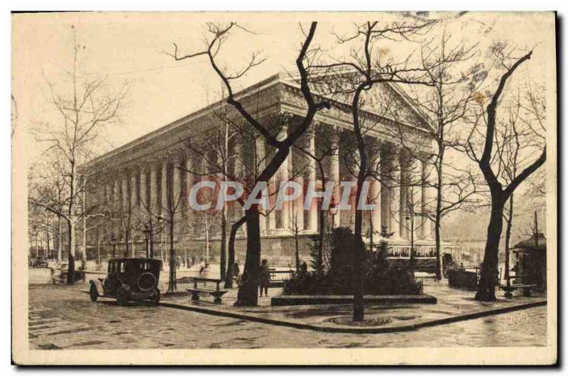 Old Postcard Paris Church of the Madeleine