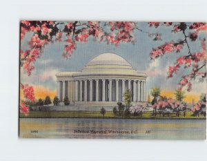 Postcard Jefferson Memorial, Washington, District of Columbia