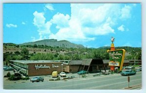 DURANGO, CO Colorado ~ HOLIDAY INN c1960s Cars La Plata County Roadside Postcard