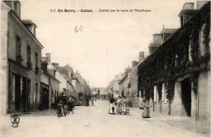 CPA CULAN - Entrée par la route de Montlucon (634538)