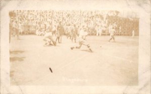 Kingsbury Baseball Real Photo yellowing on corners from being in album