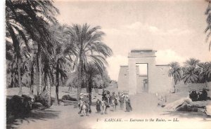 Eutrance to the Ruins Karnak France Unused 