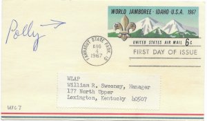 US UXC7.  used. World Jamboree, Idaho USA 1967 First Day of Issue