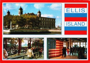 USA New York/New Jersey Ellis Island Immigration Museum Vintage Postcard BS.38