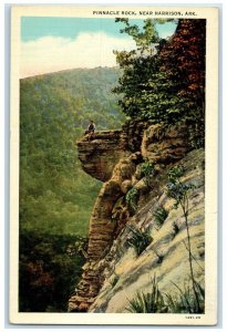 c1940 Pinnacle Rock Near Cliff Exterior View Harrison Arkansas Vintage Postcard