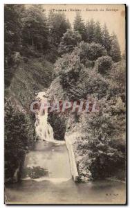 Old Postcard Tarare Cascade Dam