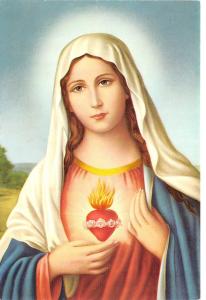 BG6734 sacro cuore di maria madonna  religion  painting peinture art   italy