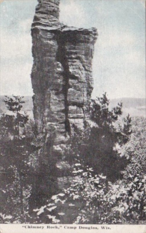 Wisconsin Camp Douglas Chimney Rock 1910