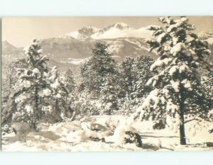 Pre-1950 rppc NICE VIEW Rocky Mountain National Park - Denver Colorado CO W0447